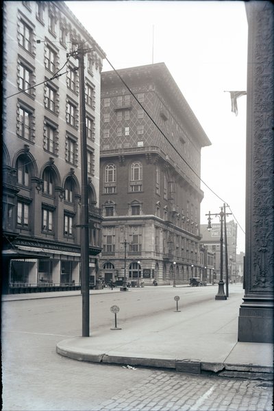 Missouri Athletic Club, from Fourth Street. May 1921 by Oscar C. Kuehn